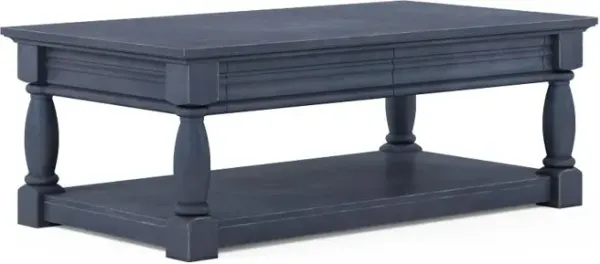 Aldean Slate Blue Coffee Table