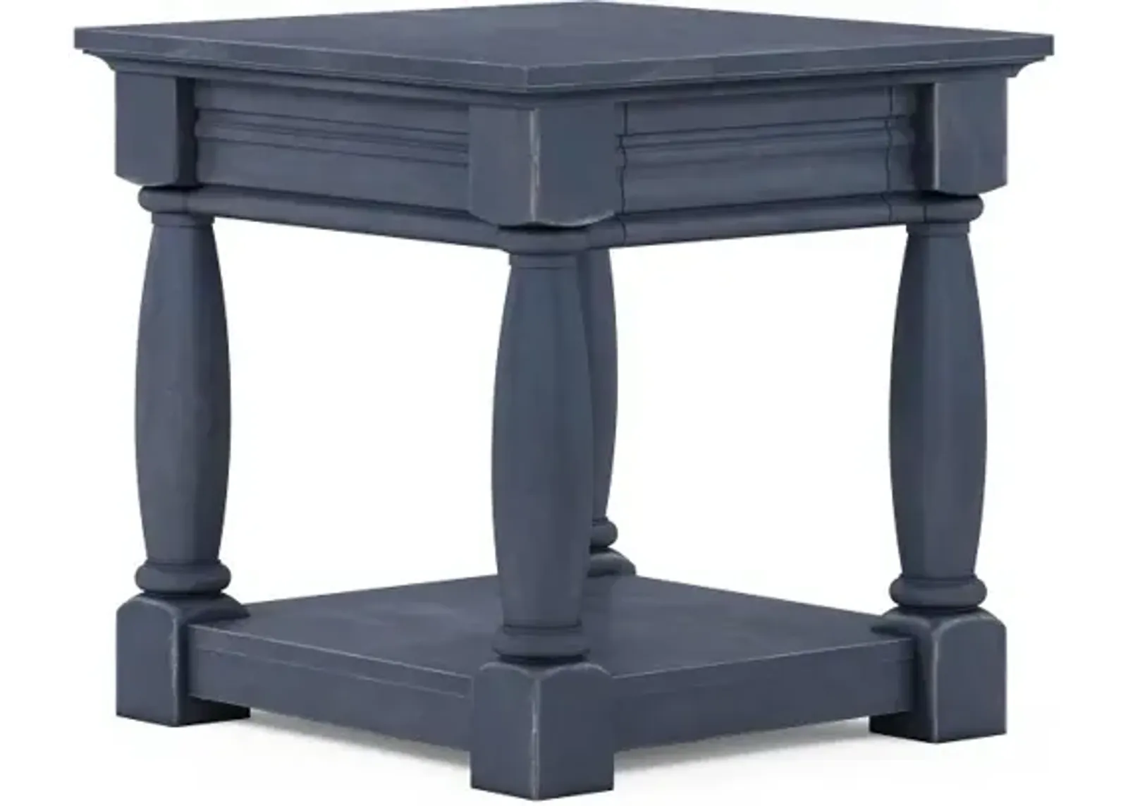 Aldean Slate Blue End Table