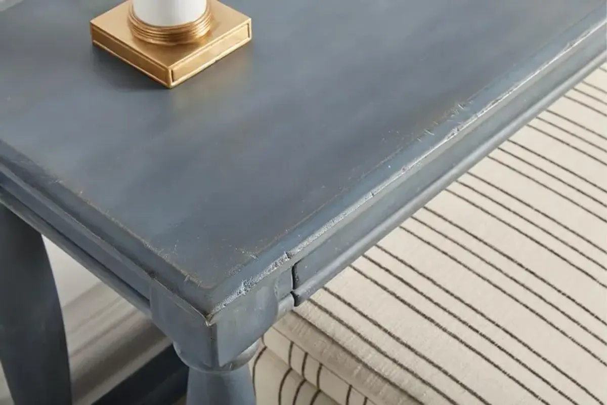 Aldean Slate Blue Sofa Table