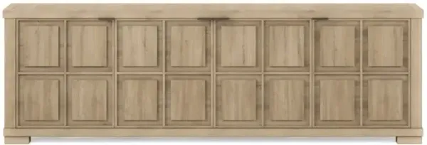 Geneva 94" Tan Embossed TV Stand