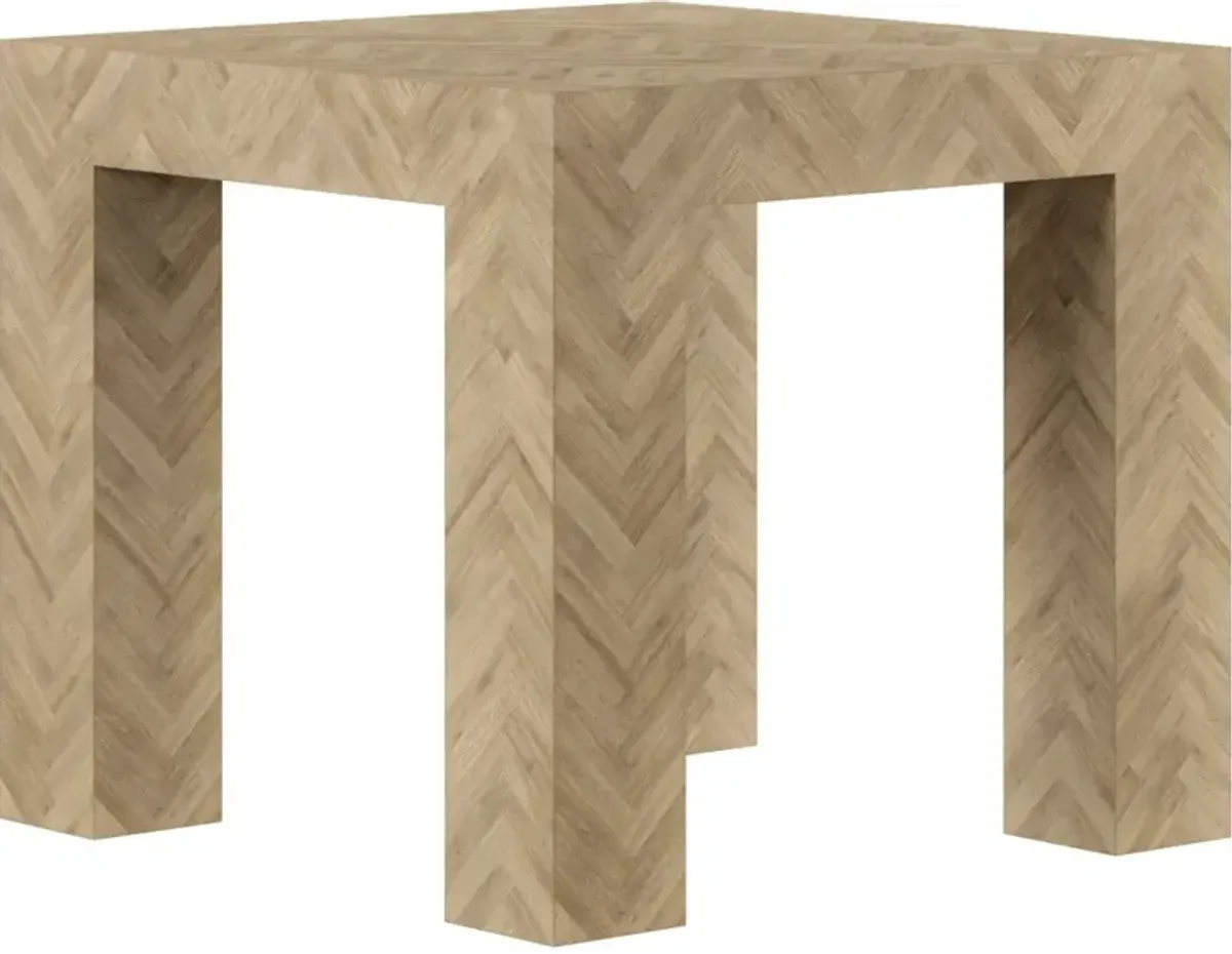 Geneva Ash Grain End Table