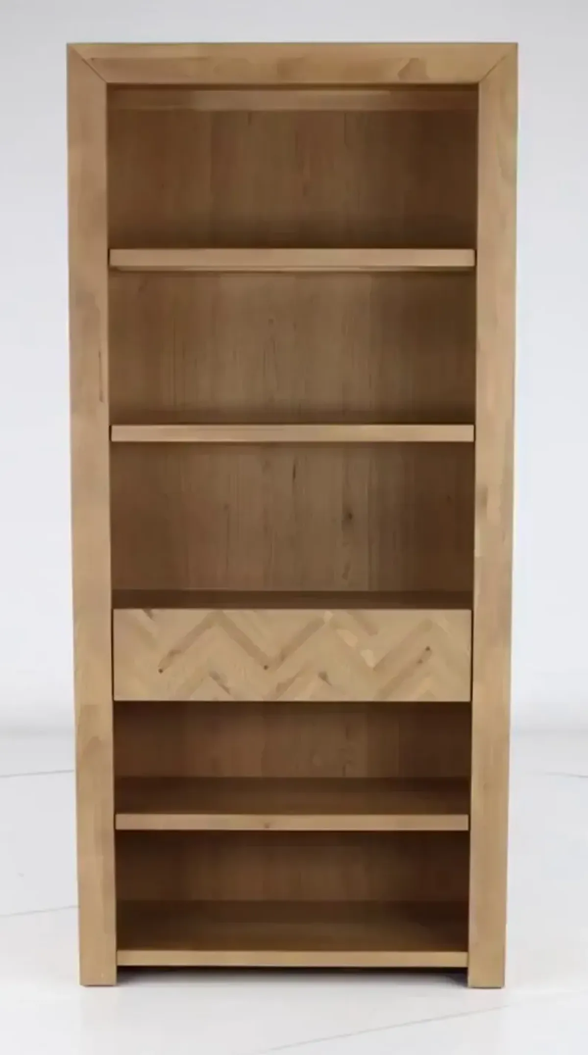 Geneva Ash Embossed Bookcase