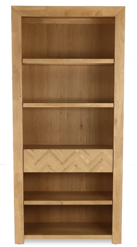 Geneva Ash Embossed Bookcase