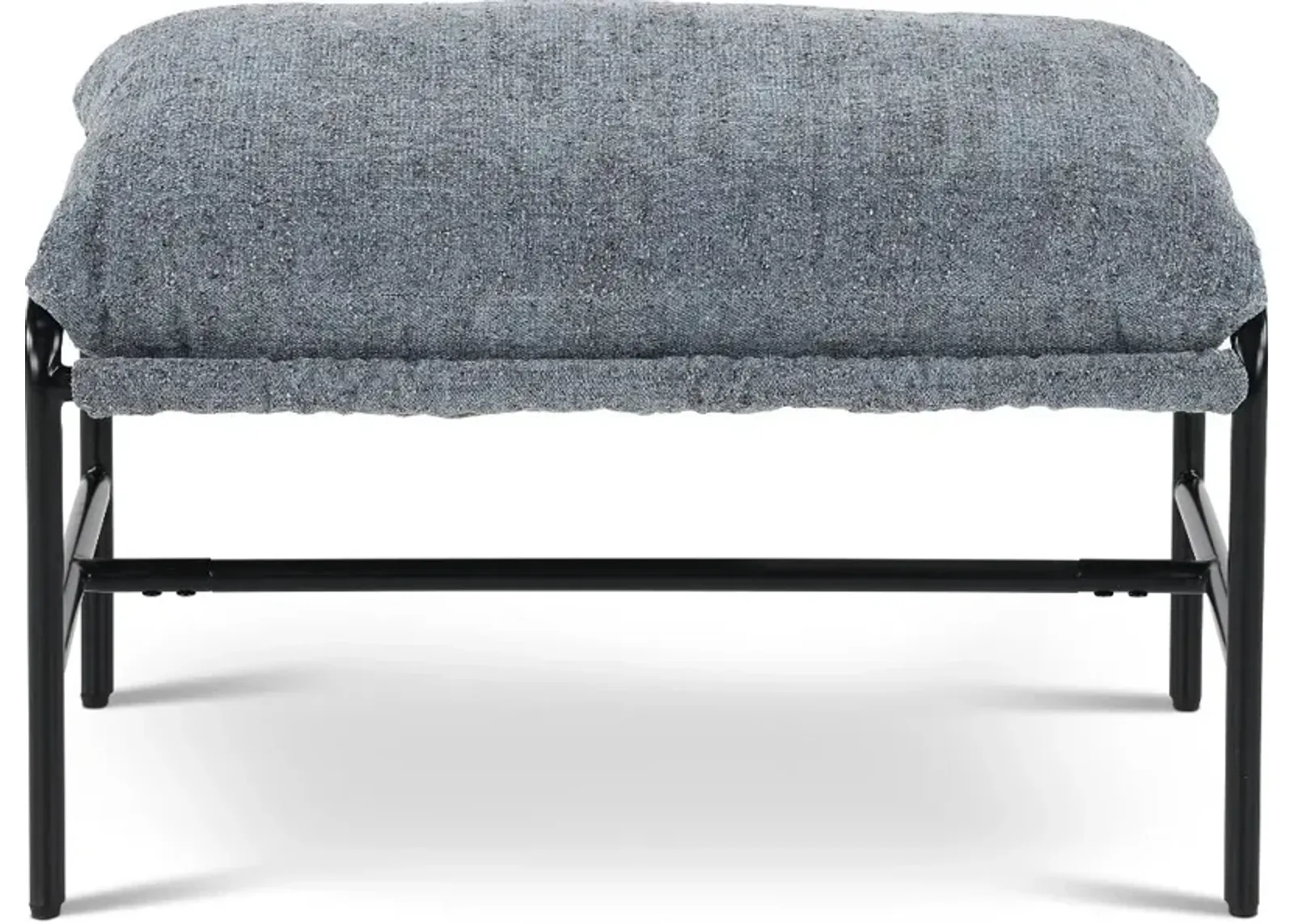 Mellow Steel Blue Ottoman