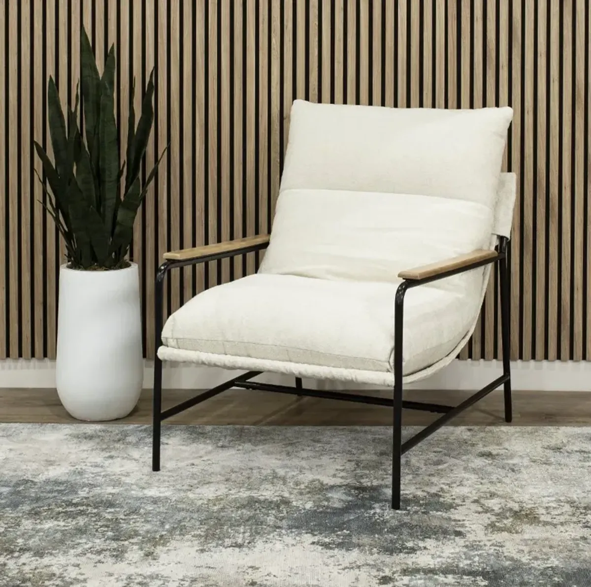 Mellow Ivory Accent Chair