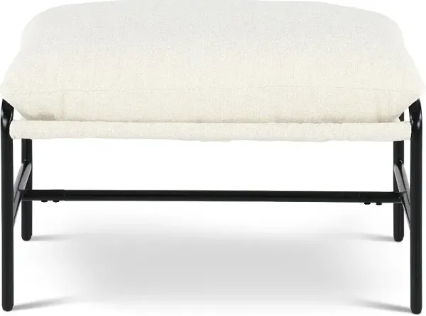 Mellow Ivory Ottoman