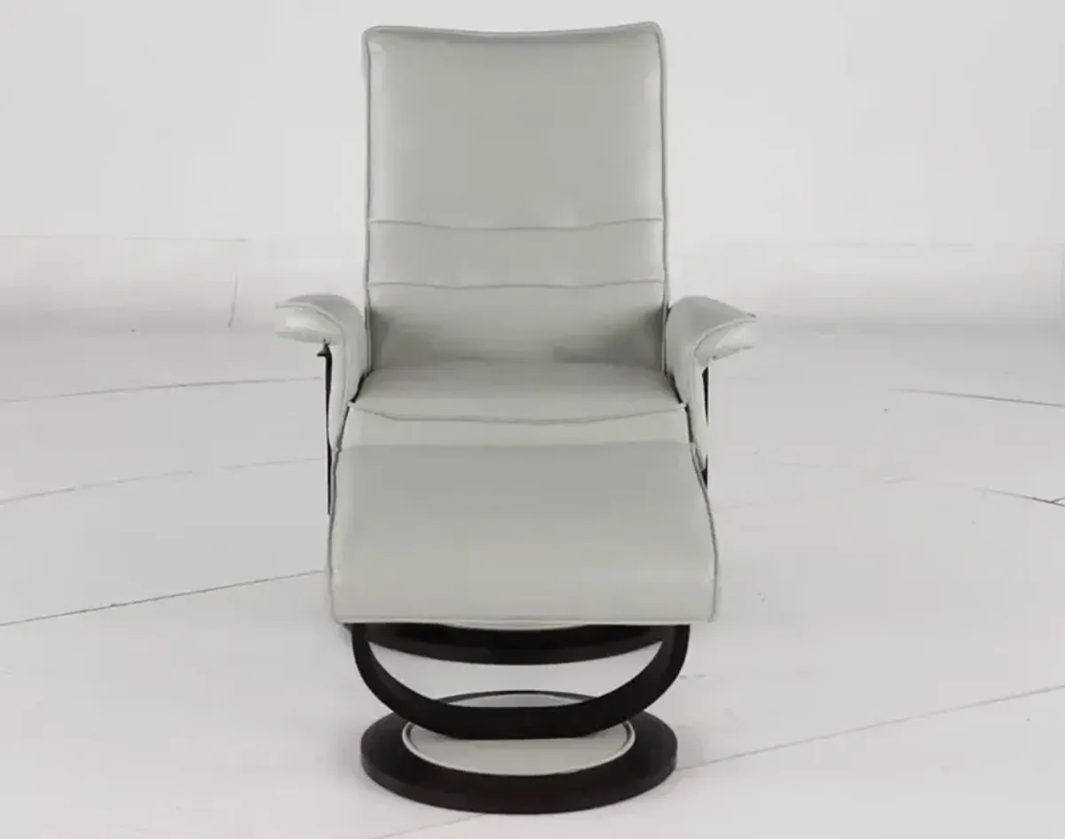 Urban Fog Euro Chair and Ottoman