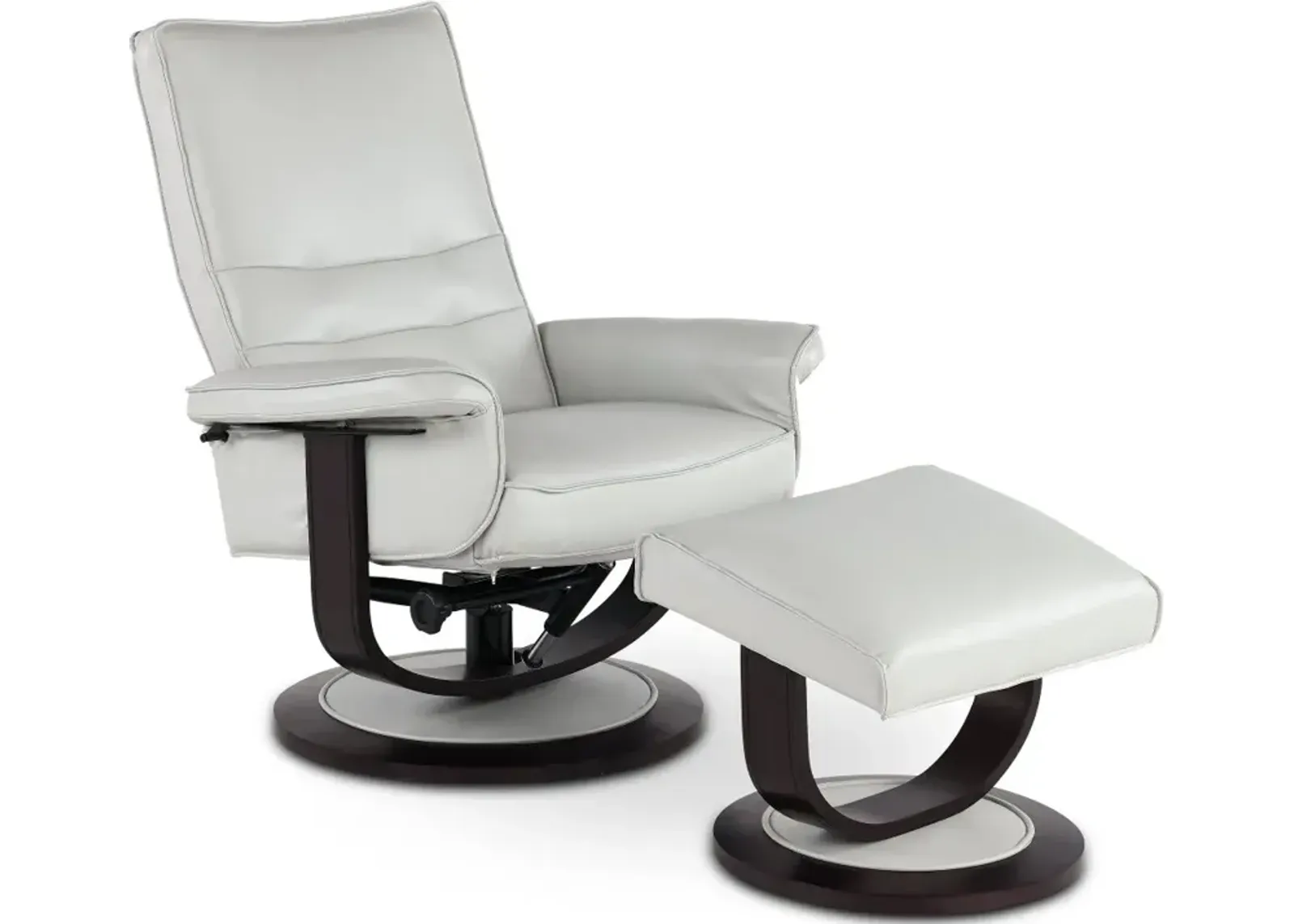 Urban Fog Euro Chair and Ottoman