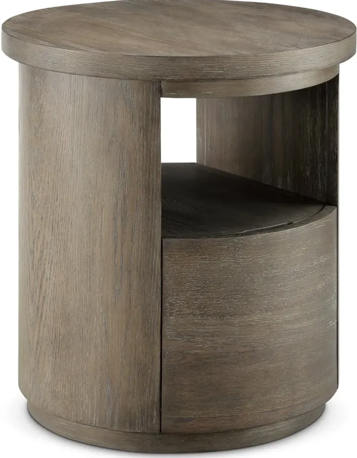 Bosley Porpoise Brown End Table