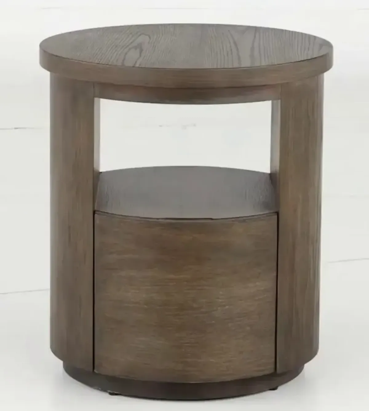 Bosley Porpoise Brown End Table