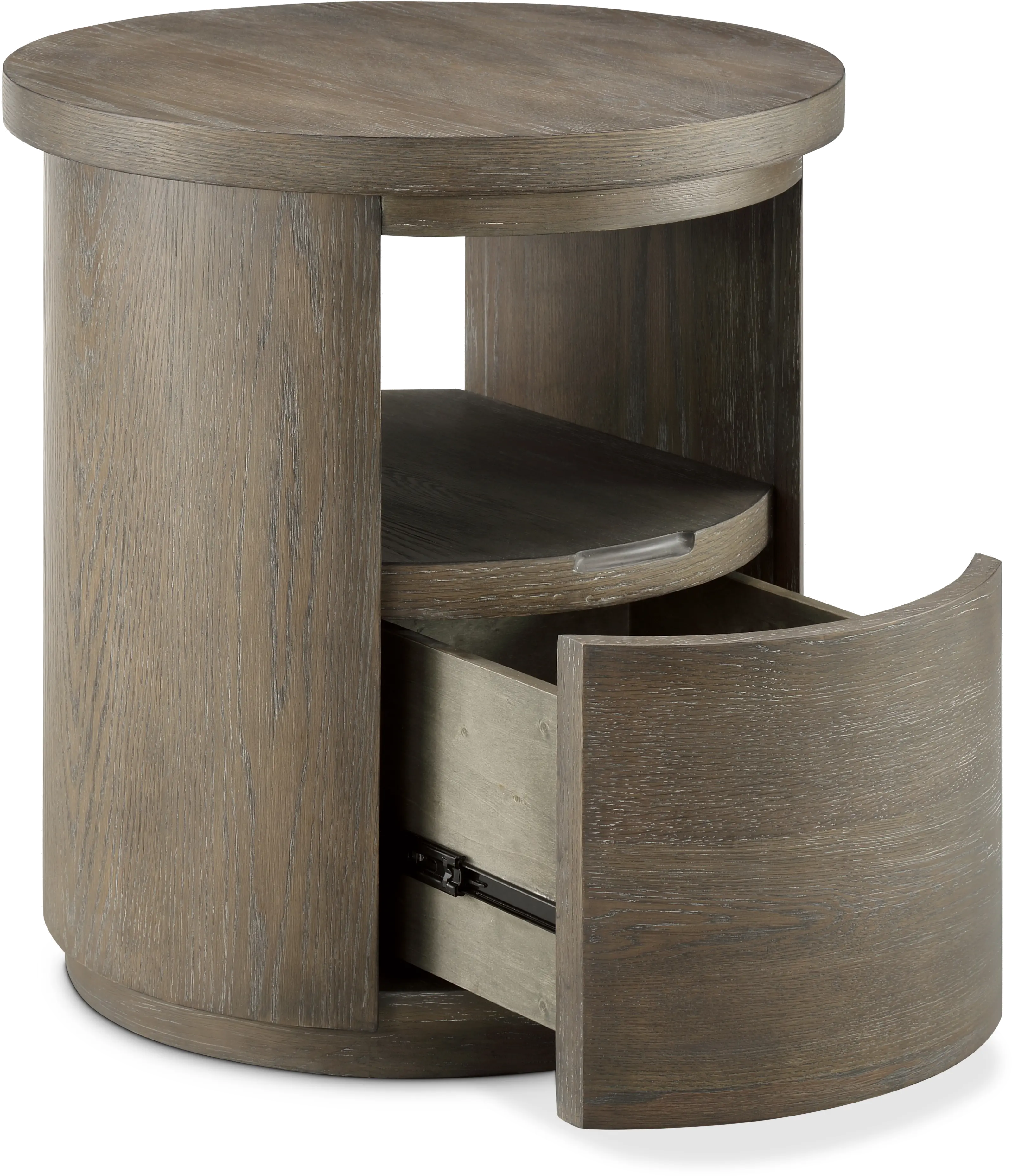 Bosley Porpoise Brown End Table
