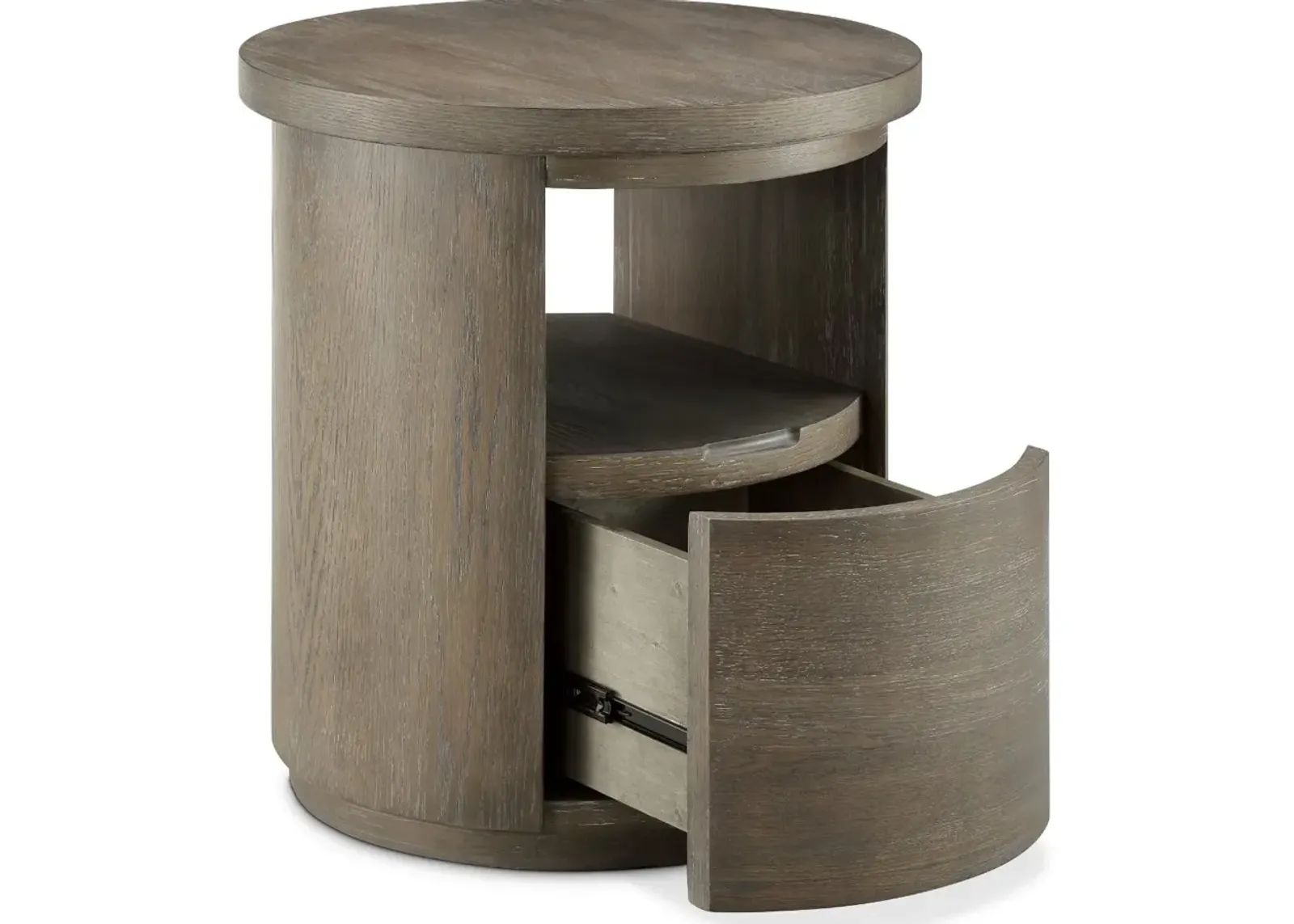 Bosley Porpoise Brown End Table