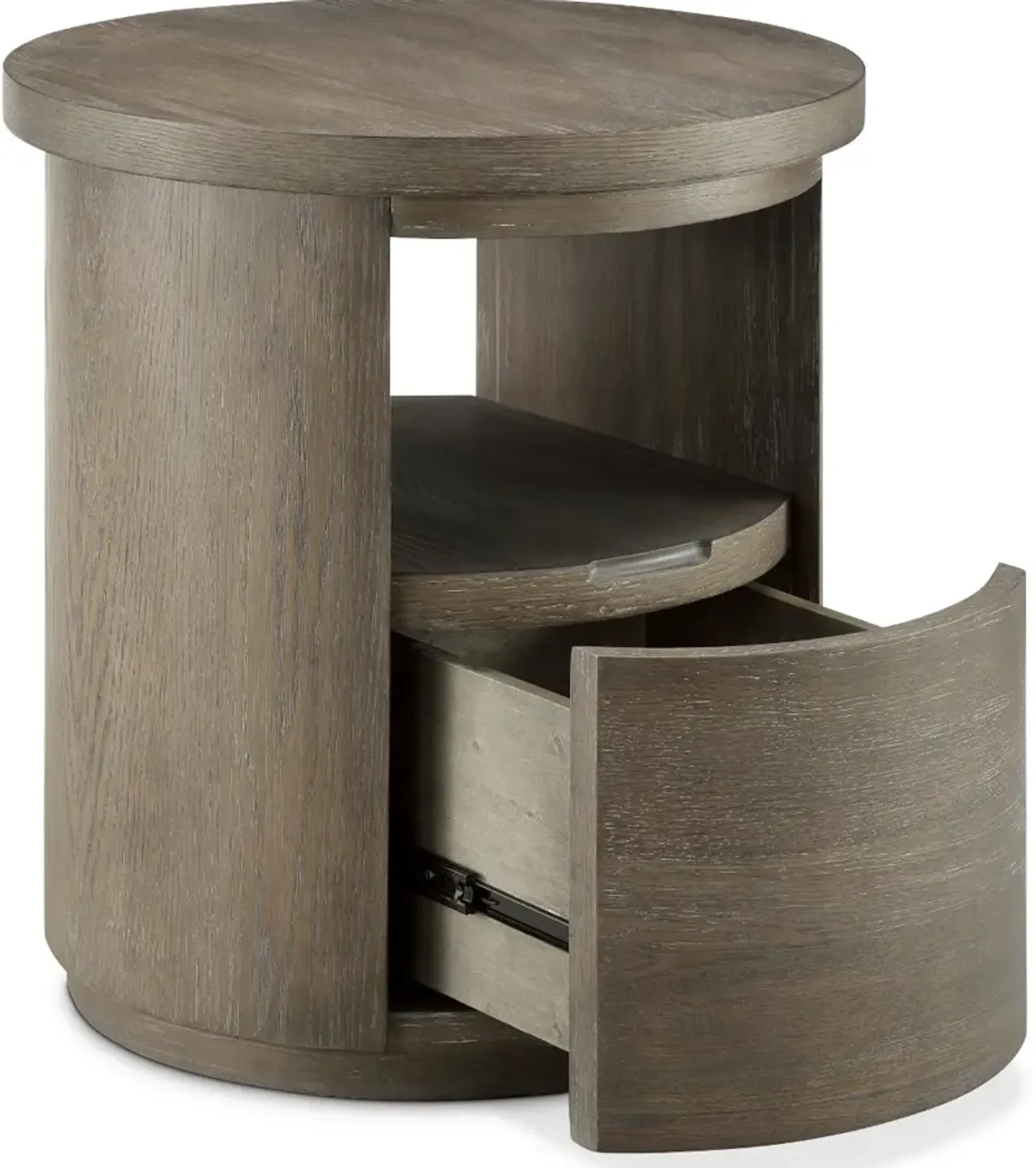 Bosley Porpoise Brown End Table