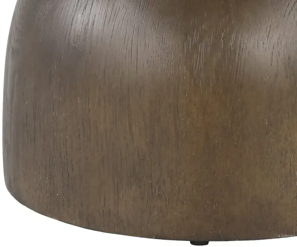 Bosley Porpoise Brown Chairside Table