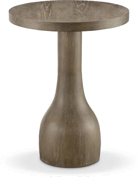 Bosley Porpoise Brown Chairside Table