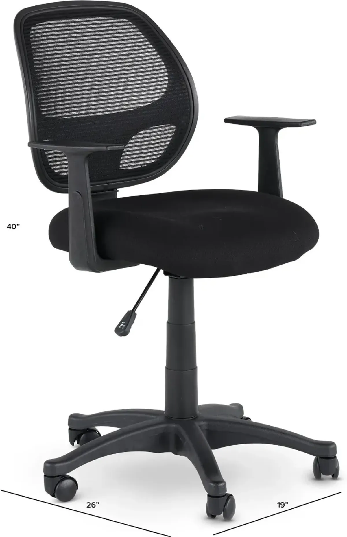 Black Mesh Swivel Office Chair