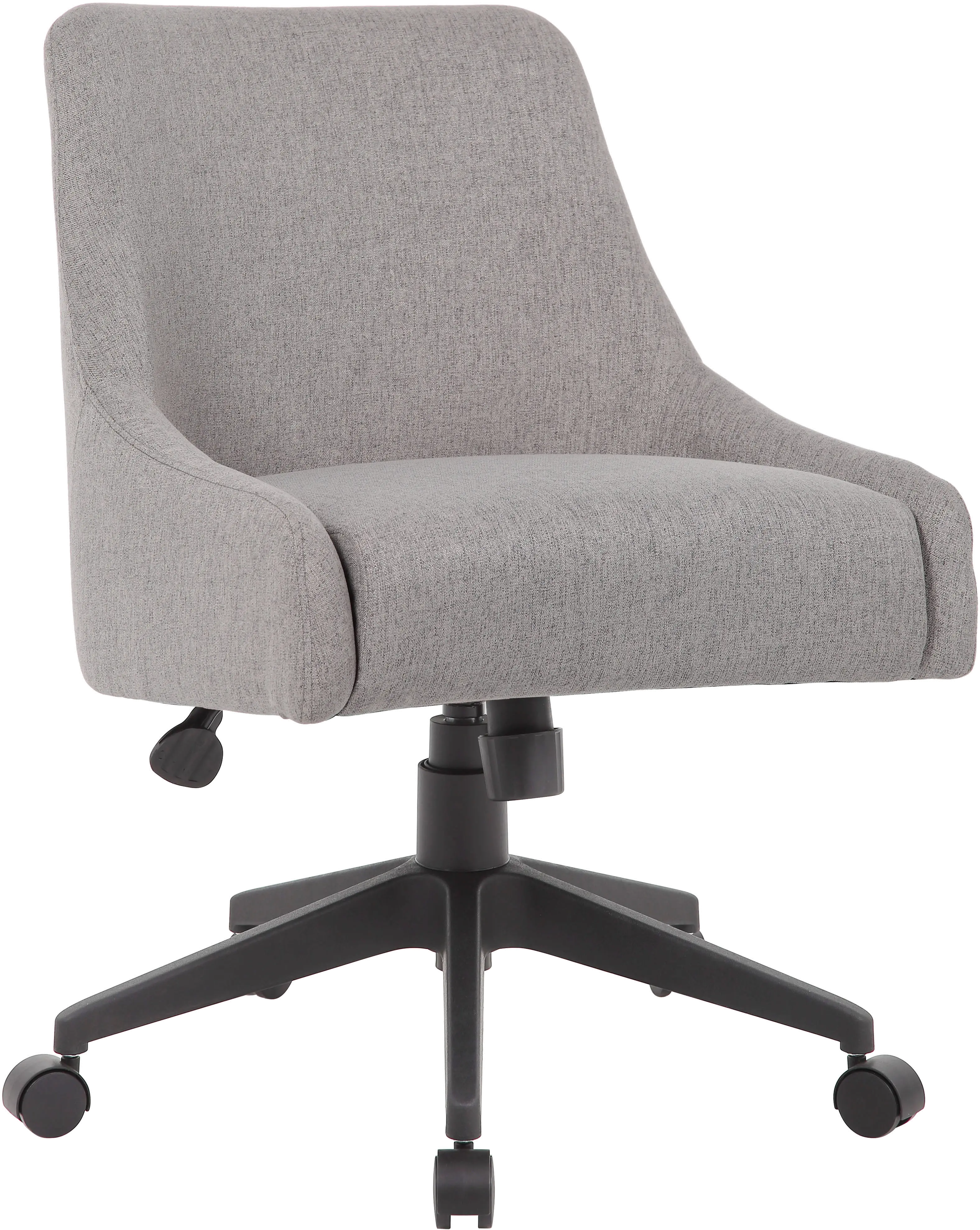 Boyle Gray Upholstered Office Swivel Chair