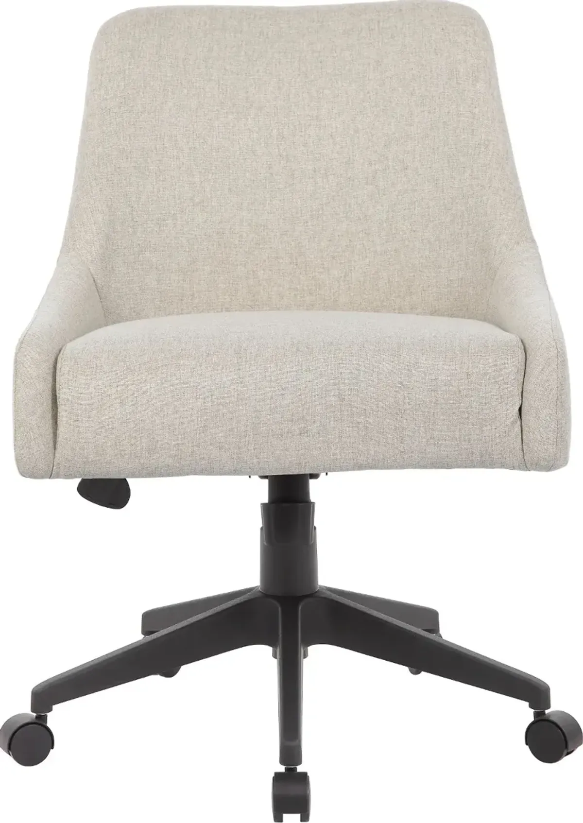 Boyle Tan Upholstered Office Swivel Chair