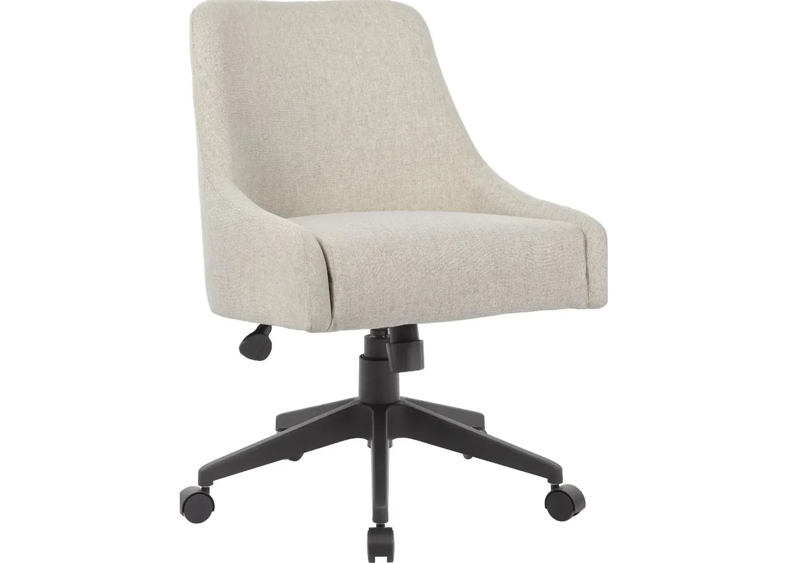 Boyle Tan Upholstered Office Swivel Chair