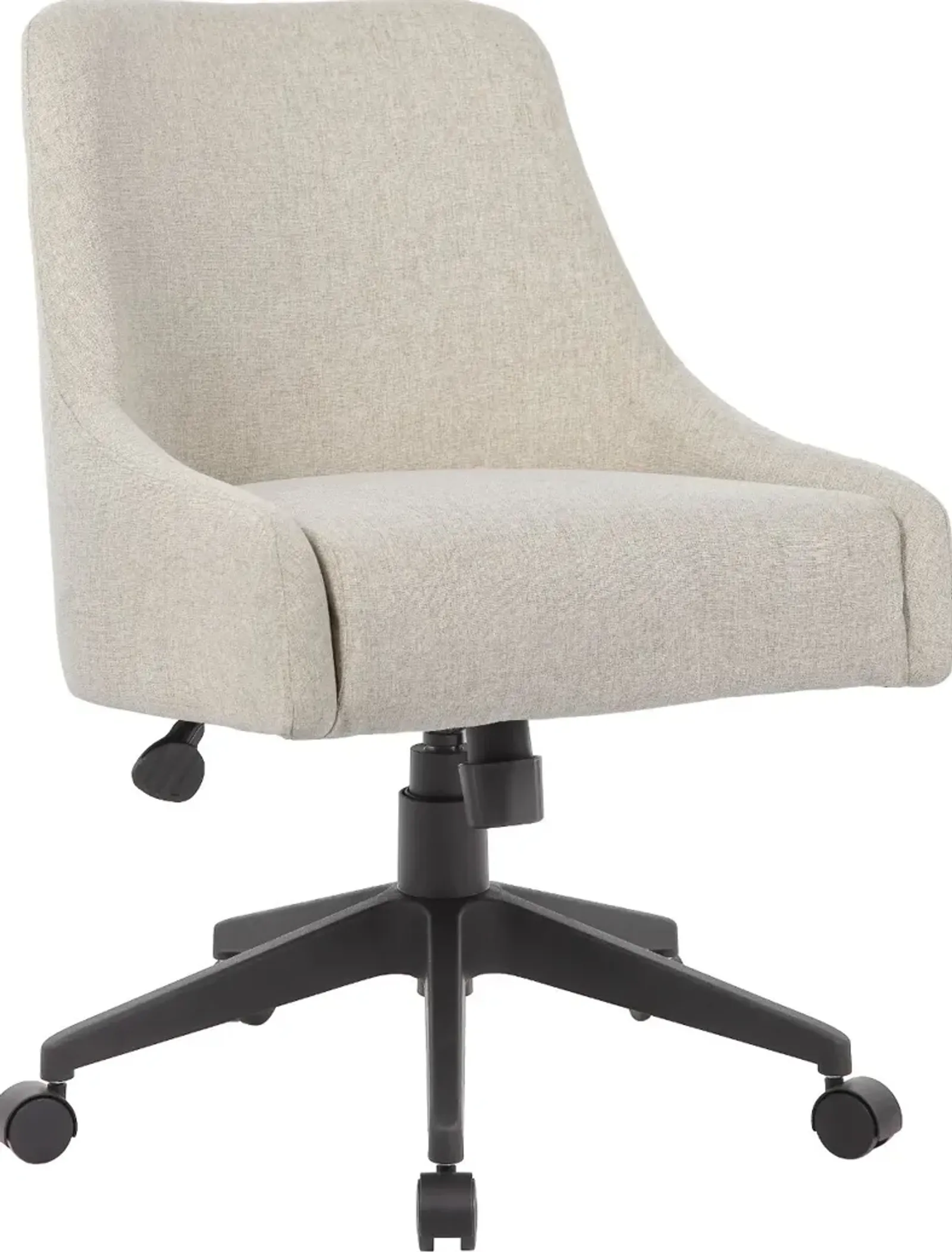 Boyle Tan Upholstered Office Swivel Chair