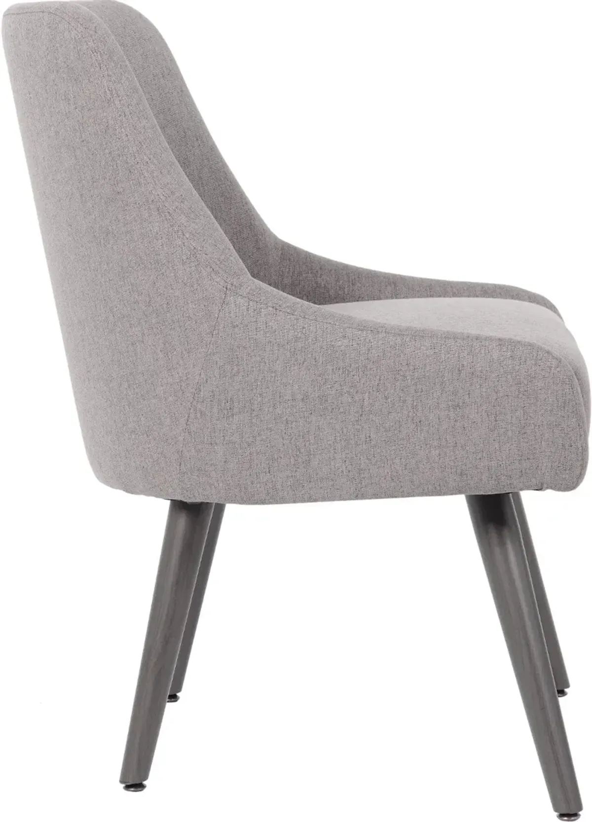 Boyle Gray Upholstered Guest Accent Chair