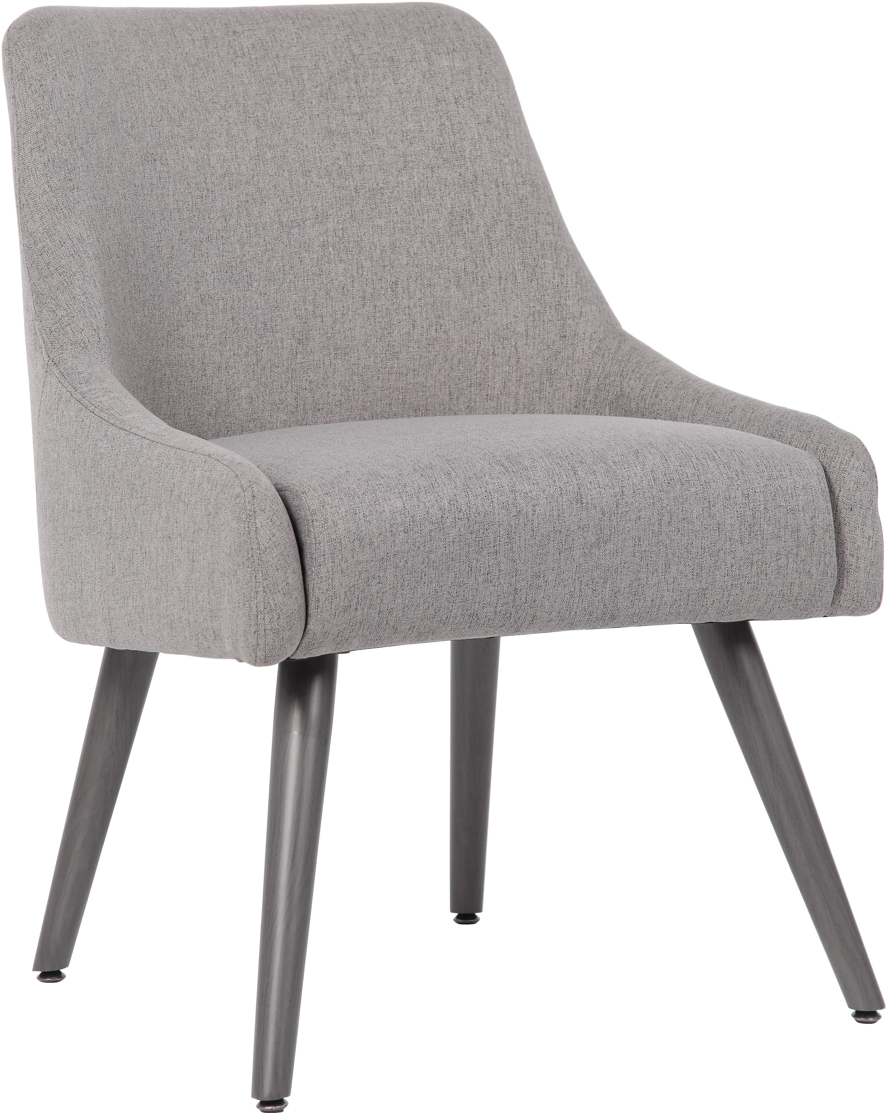 Boyle Gray Upholstered Guest Accent Chair