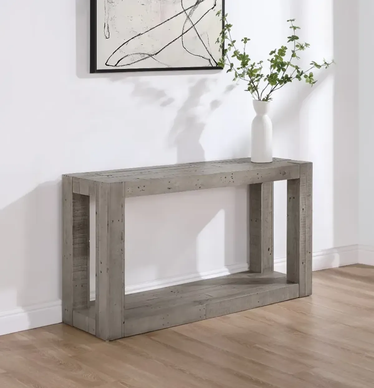 Pinedale Gray Sofa Table
