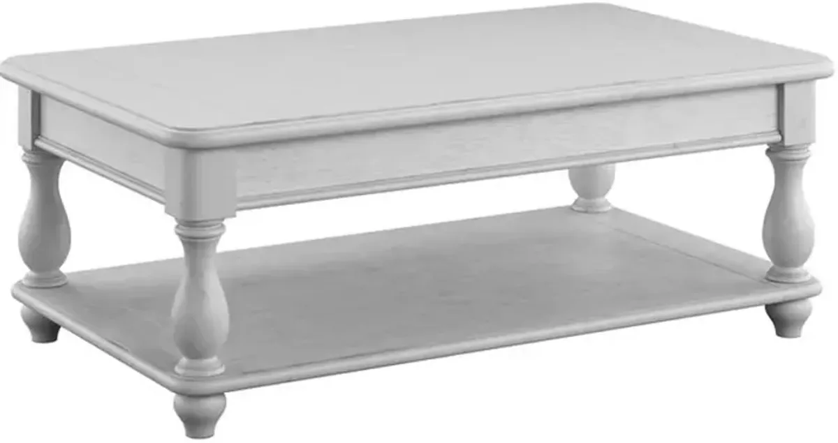 Newhaven Weathered White Coffee Table