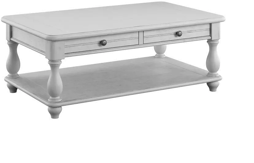 Newhaven Weathered White Coffee Table