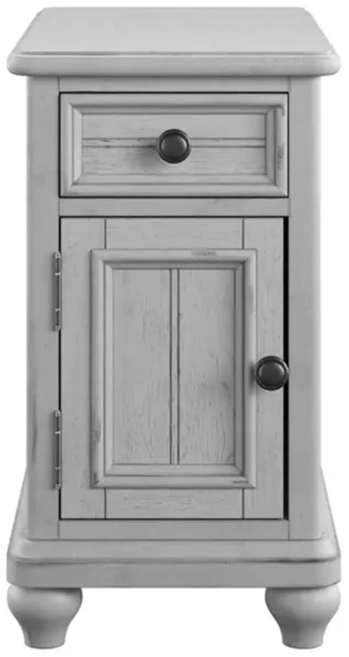 Newhaven White Chairside Table