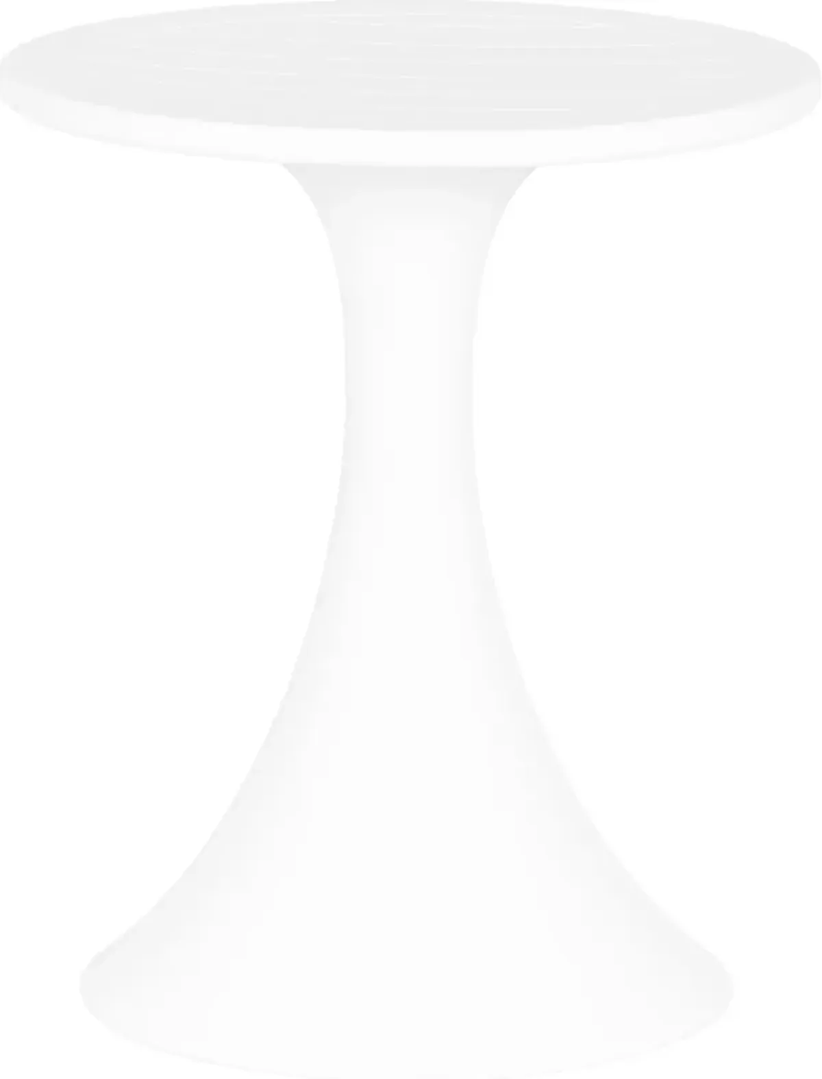 Dalya White Outdoor Bistro Table - South Shore