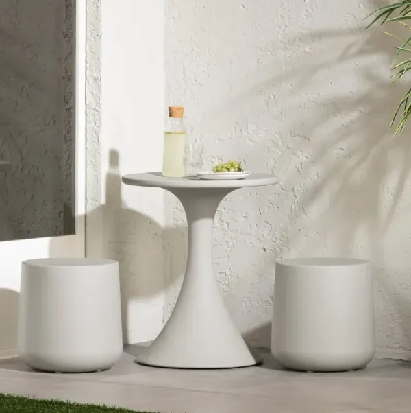 Dalya Greige 3-Piece Outdoor Bistro Set - South Shore