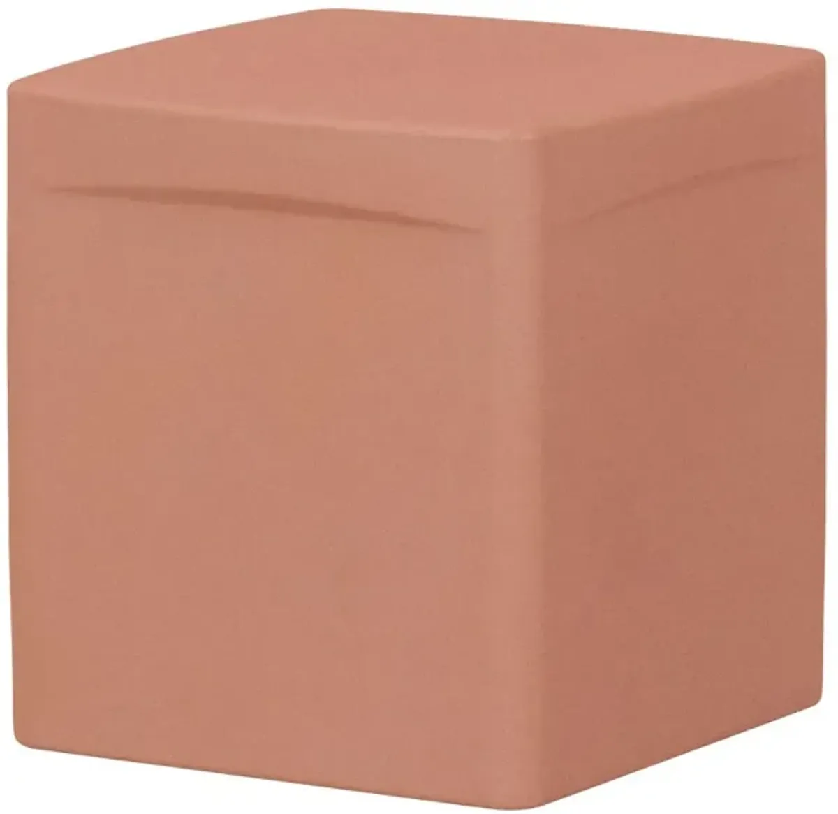 Dalya Burnt Orange Square Outdoor Side Table