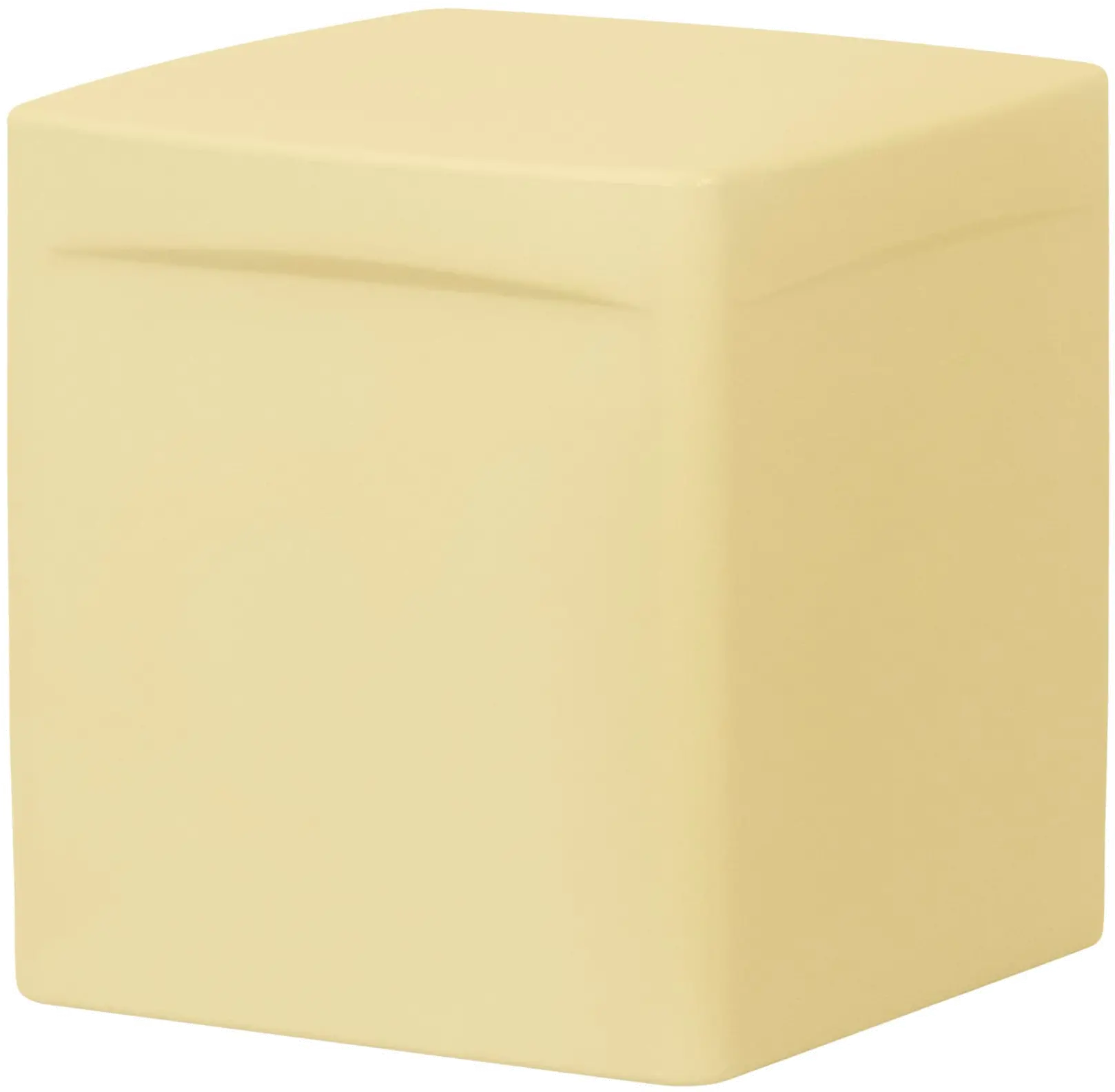 Dalya Light Yellow Square Outdoor Side Table - South Shore