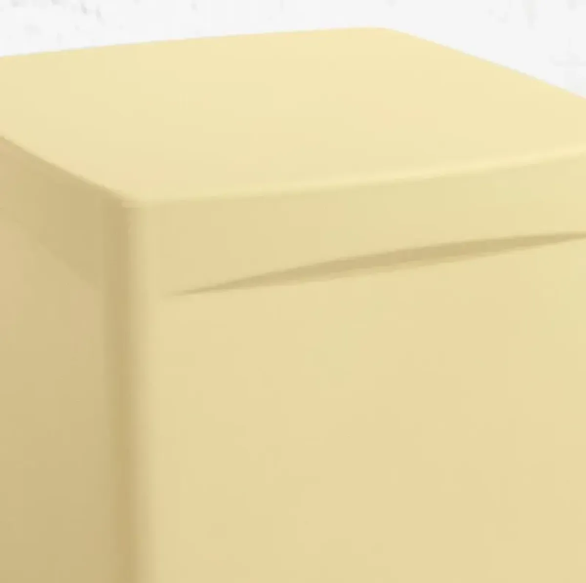 Dalya Light Yellow Square Outdoor Side Table - South Shore