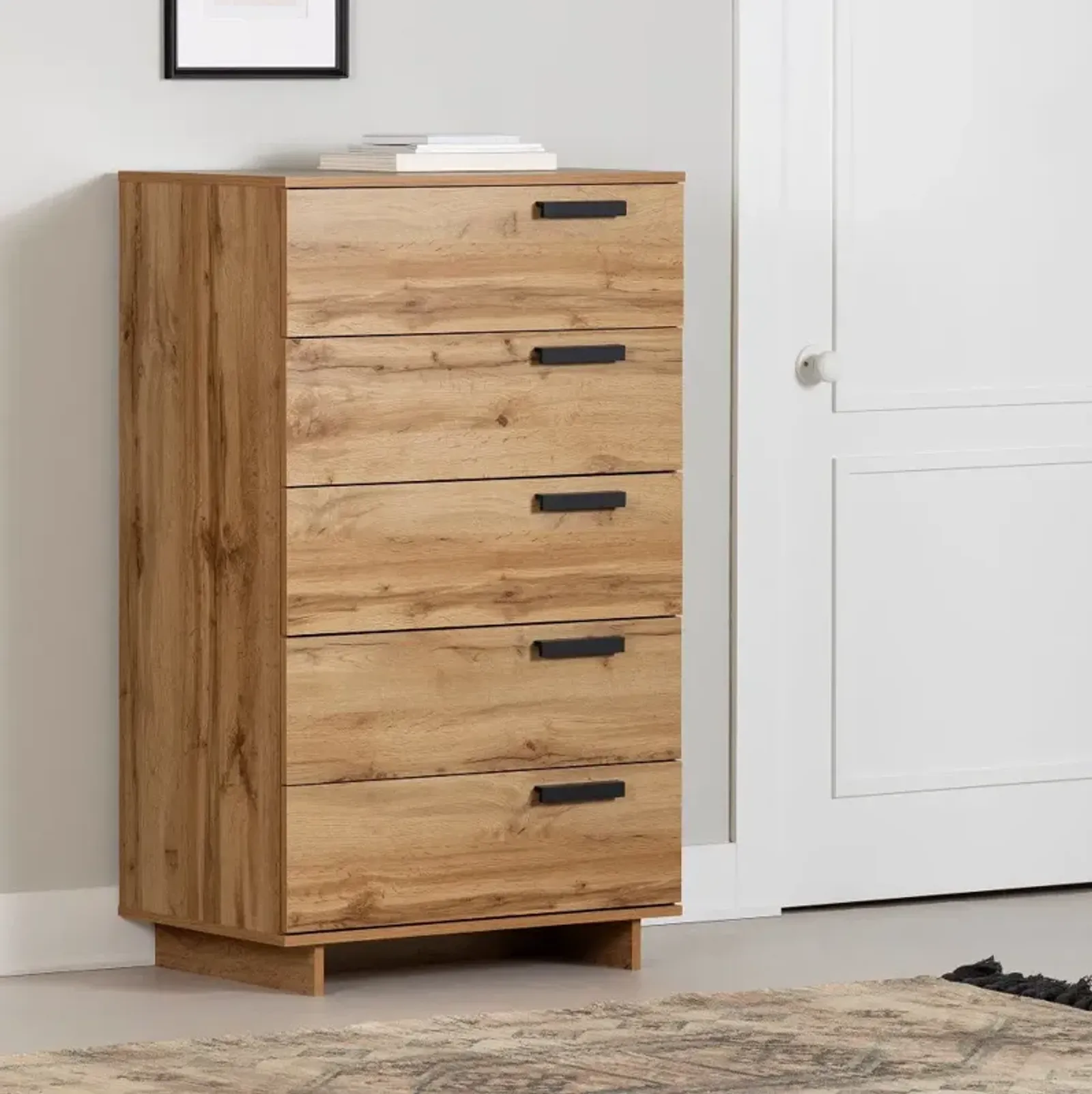 Cavalleri Oak 5-Drawer Chest - South Shore