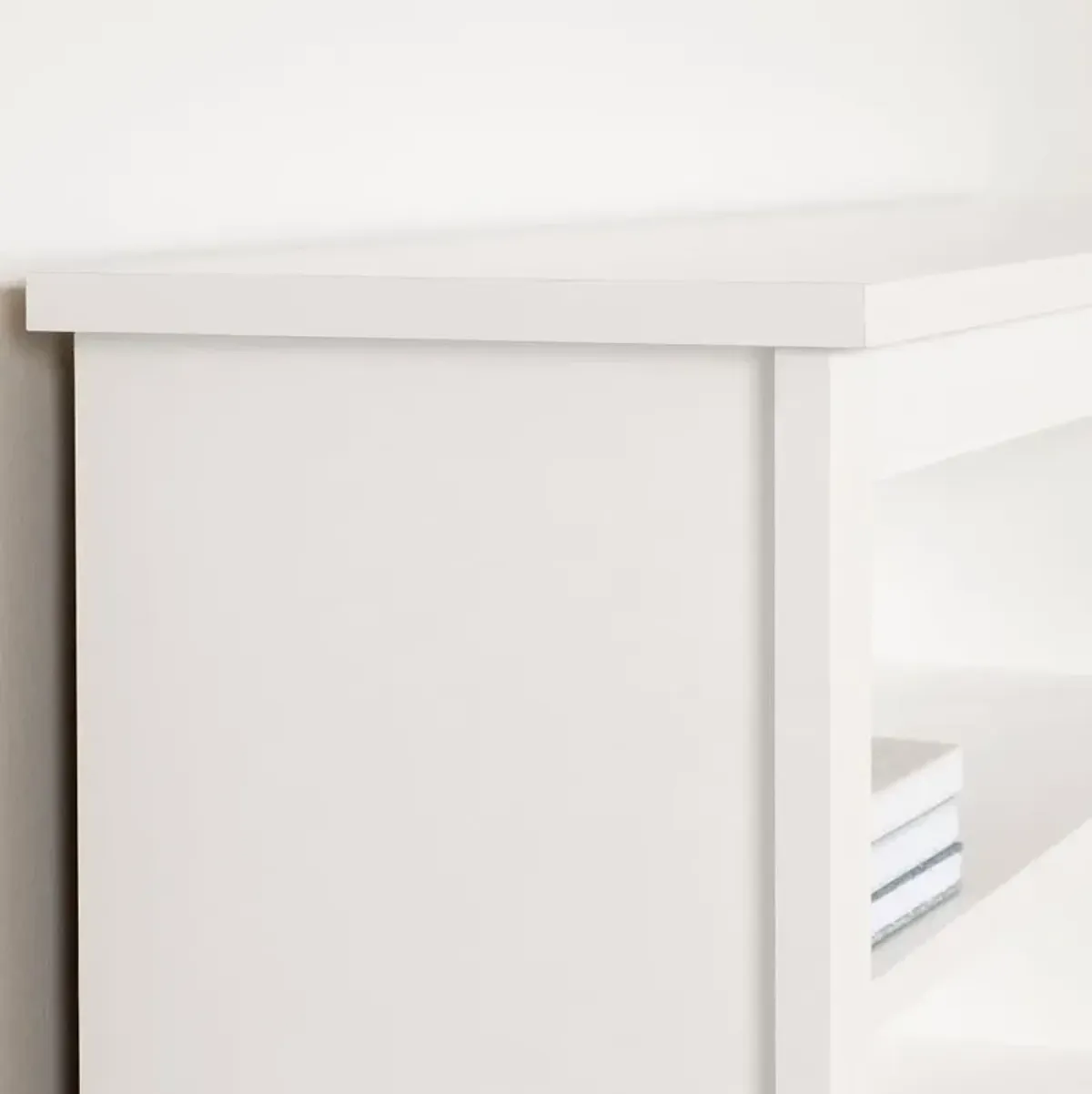 Gramercy White Twin Bed and Headboard Set - South Shore