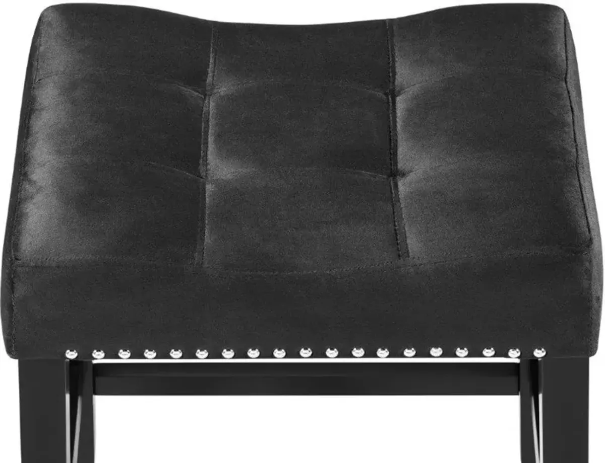 Lennon Black Counter Height Stool