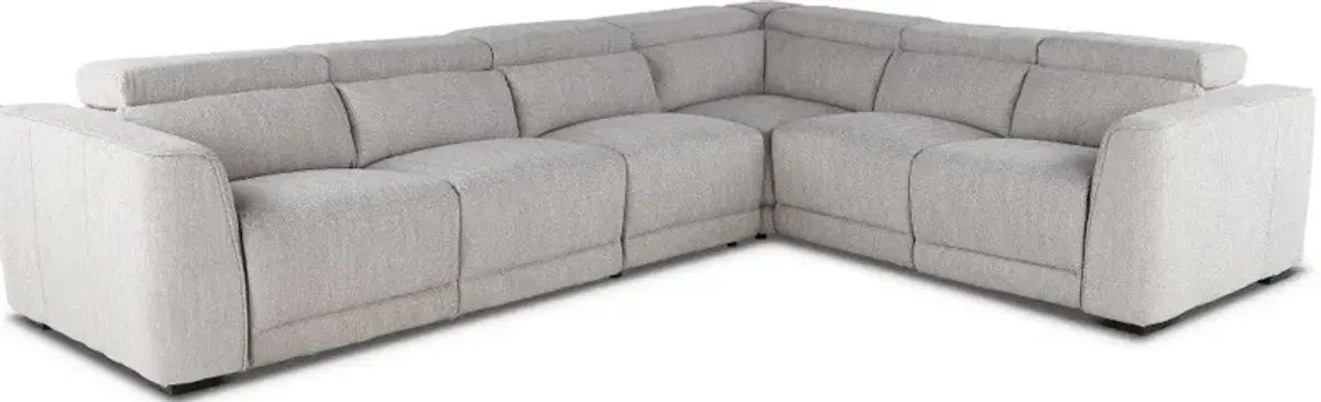 Noho Bisque 4-Piece Power Reclining Sectional