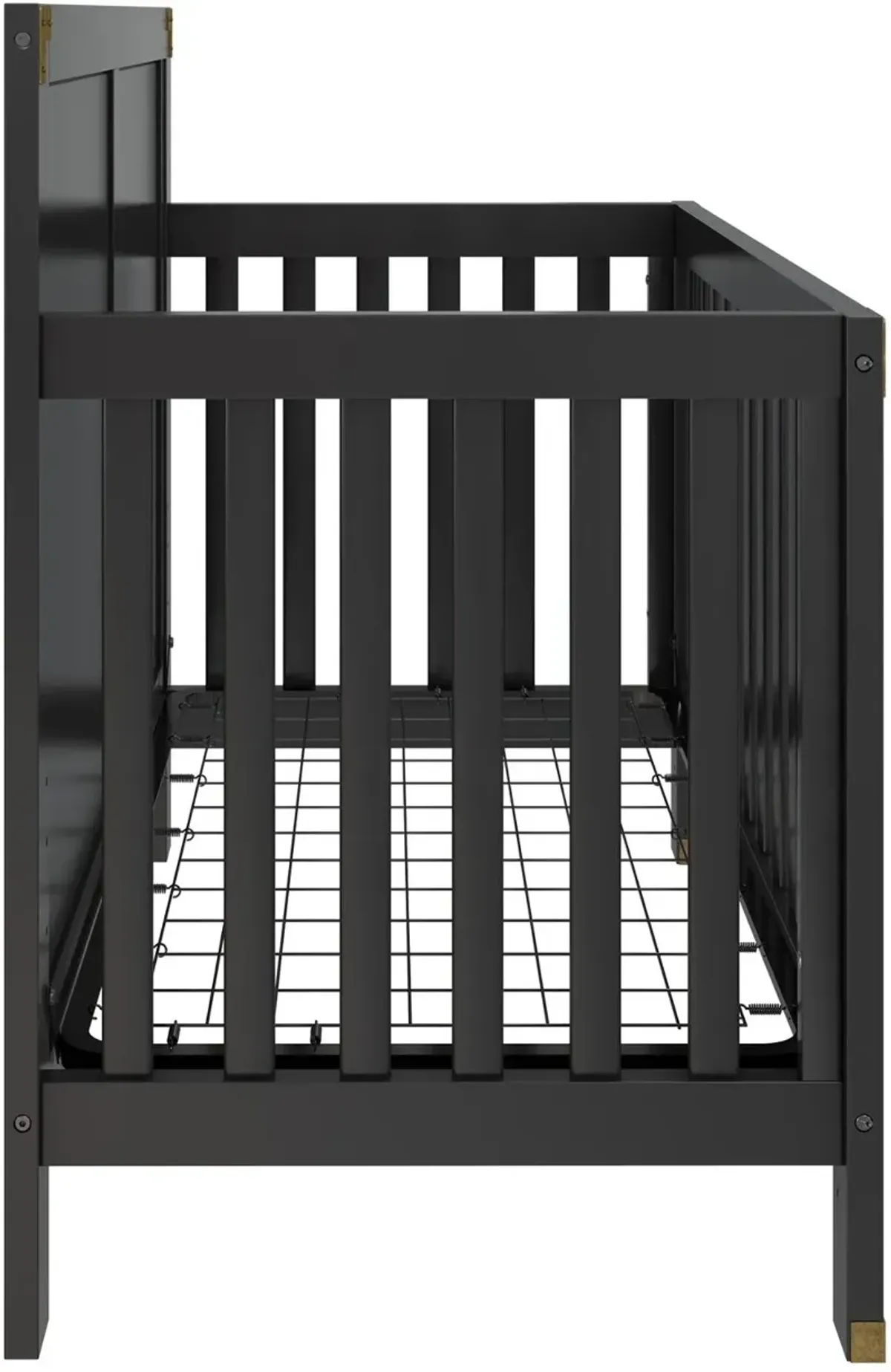 Frances Baby Relax Black 5-in-1 Convertible Crib