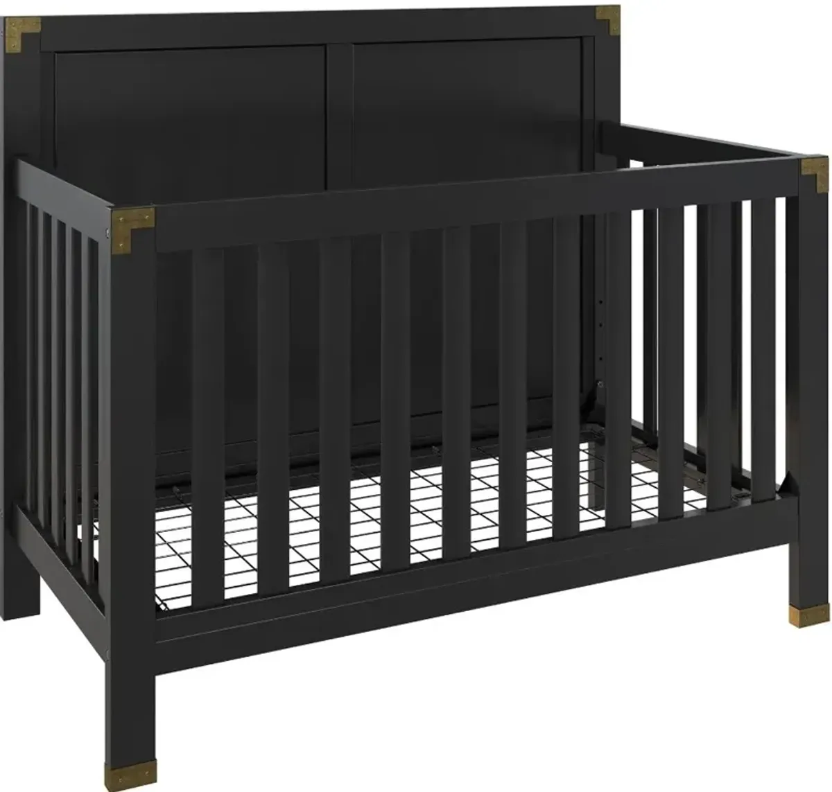 Frances Baby Relax Black 5-in-1 Convertible Crib