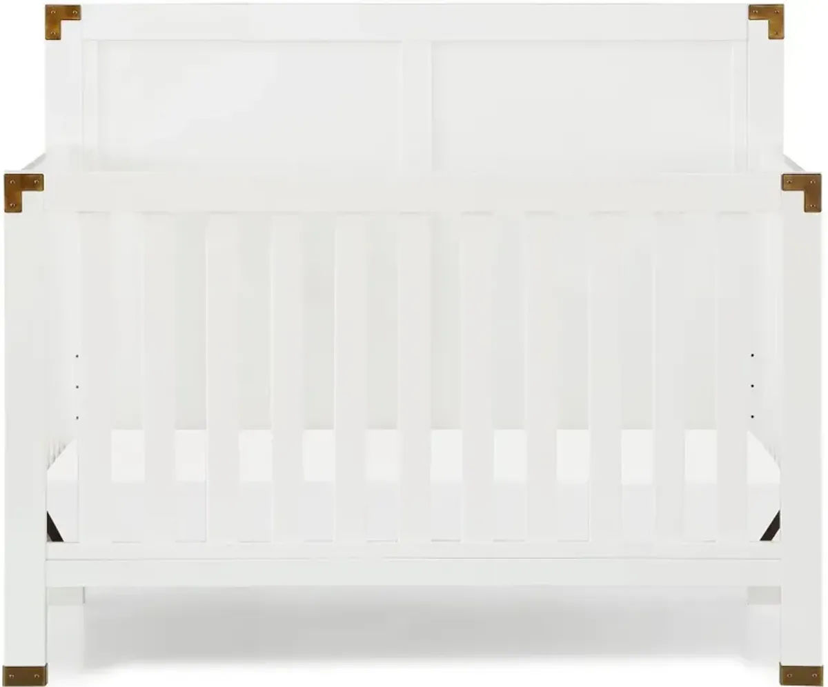 Frances Baby Relax White 5-in-1 Convertible Crib