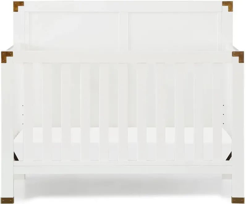 Frances Baby Relax White 5-in-1 Convertible Crib