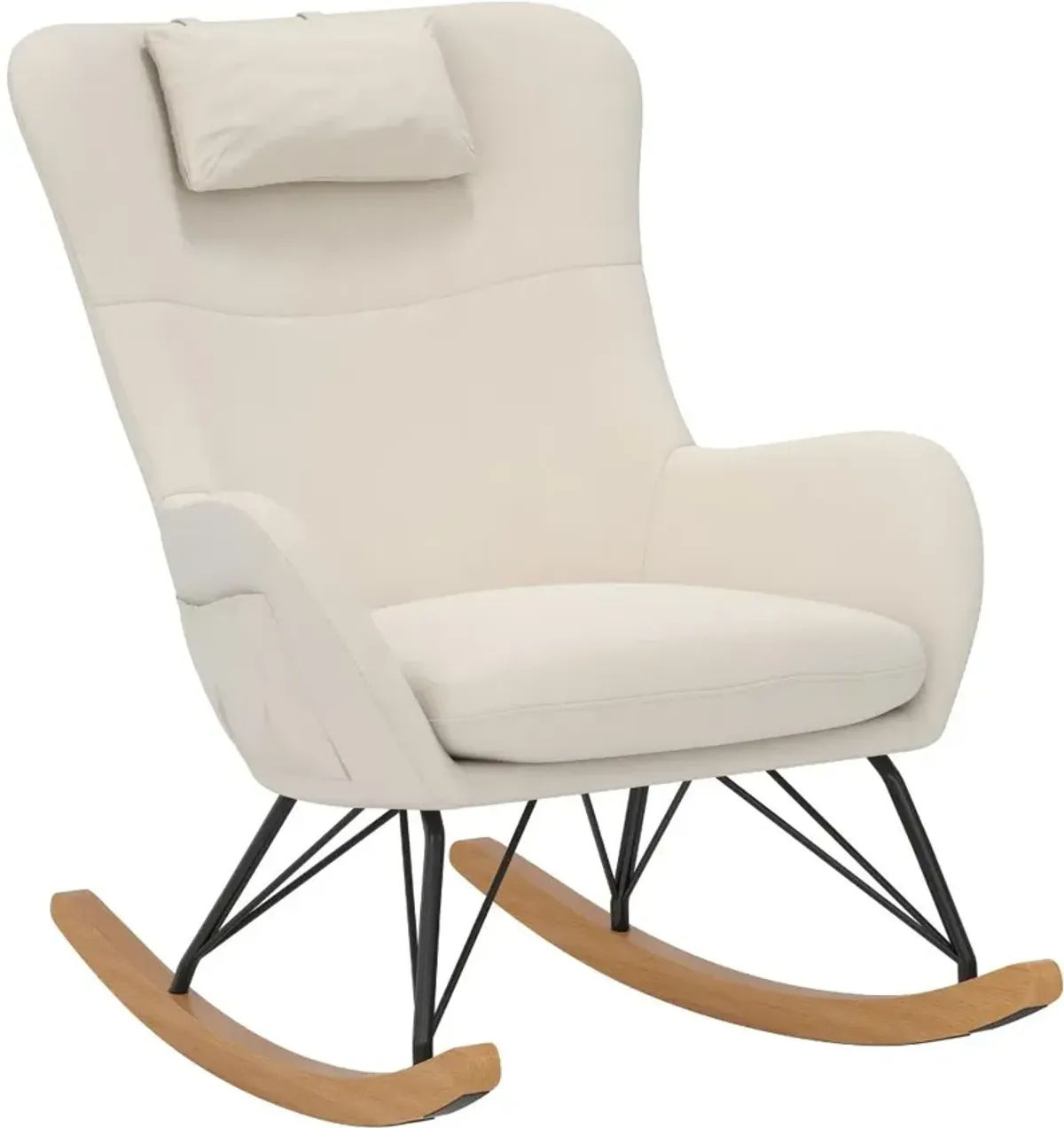 Margot Baby Relax Beige Rocker Chair