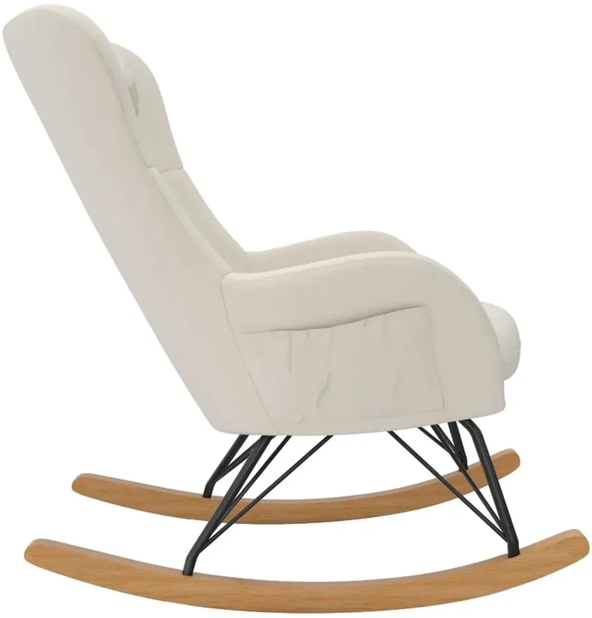 Margot Baby Relax Beige Rocker Chair