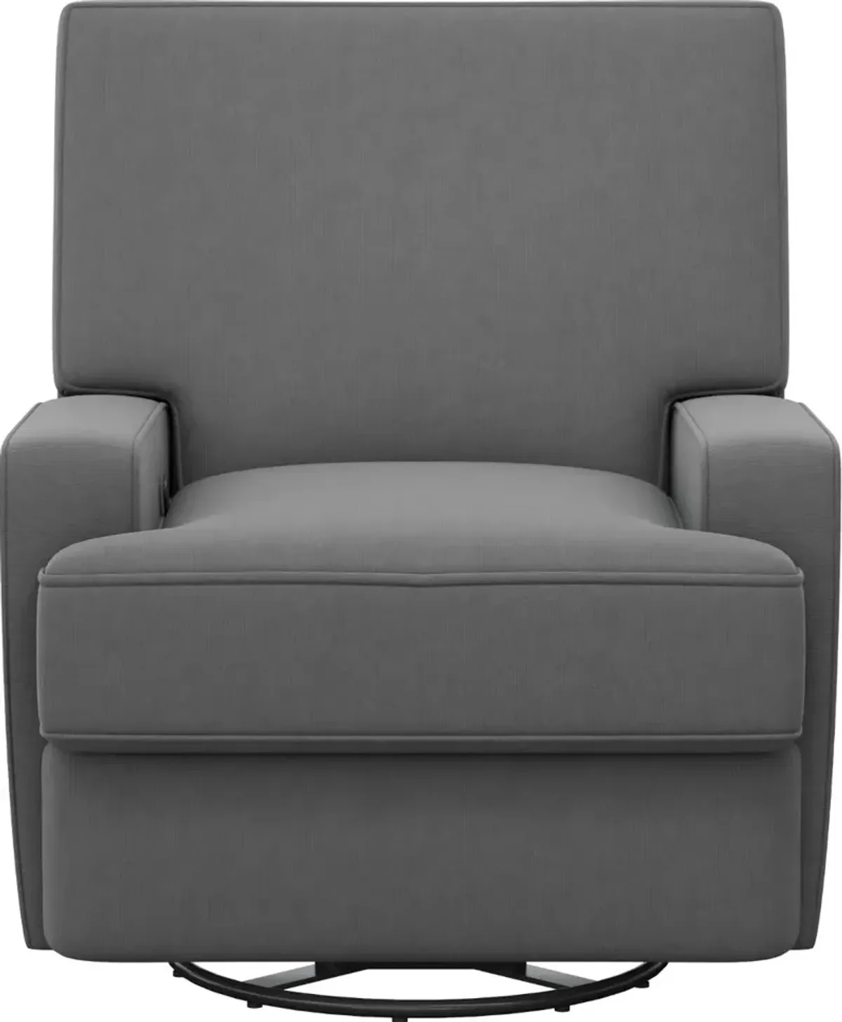 Rufus Baby Relax Dark Gray Swivel Glider Recliner Chair