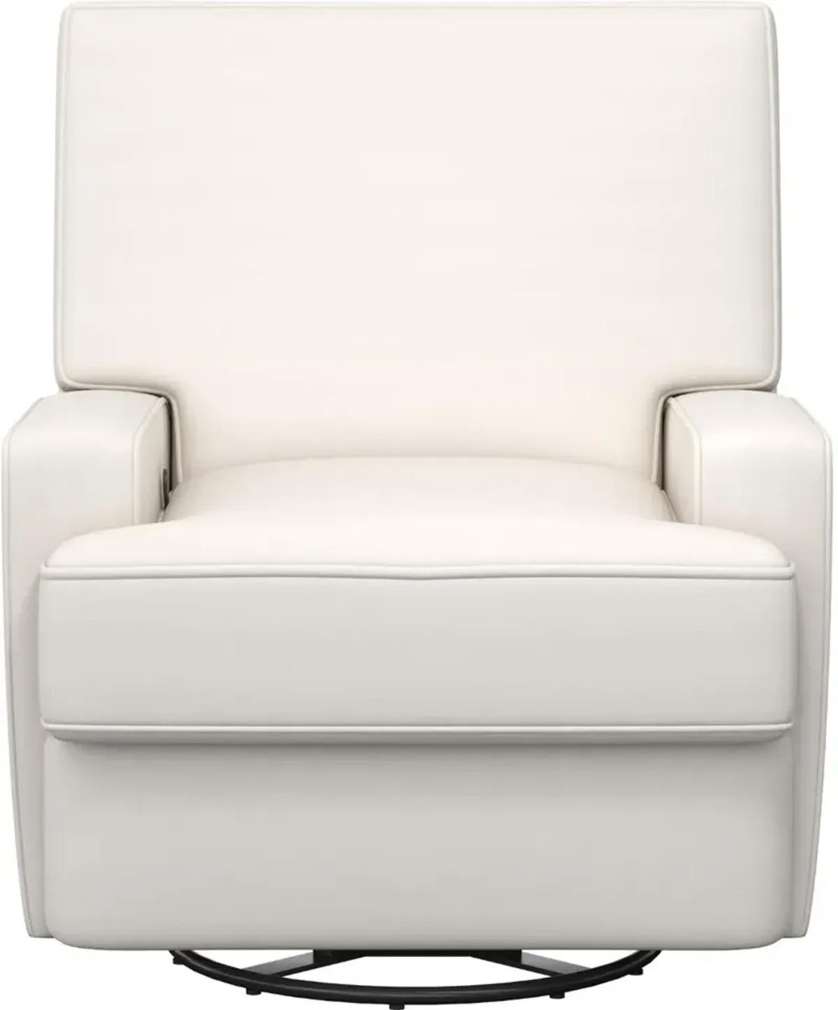 Rufus Baby Relax White Swivel Glider Recliner Chair