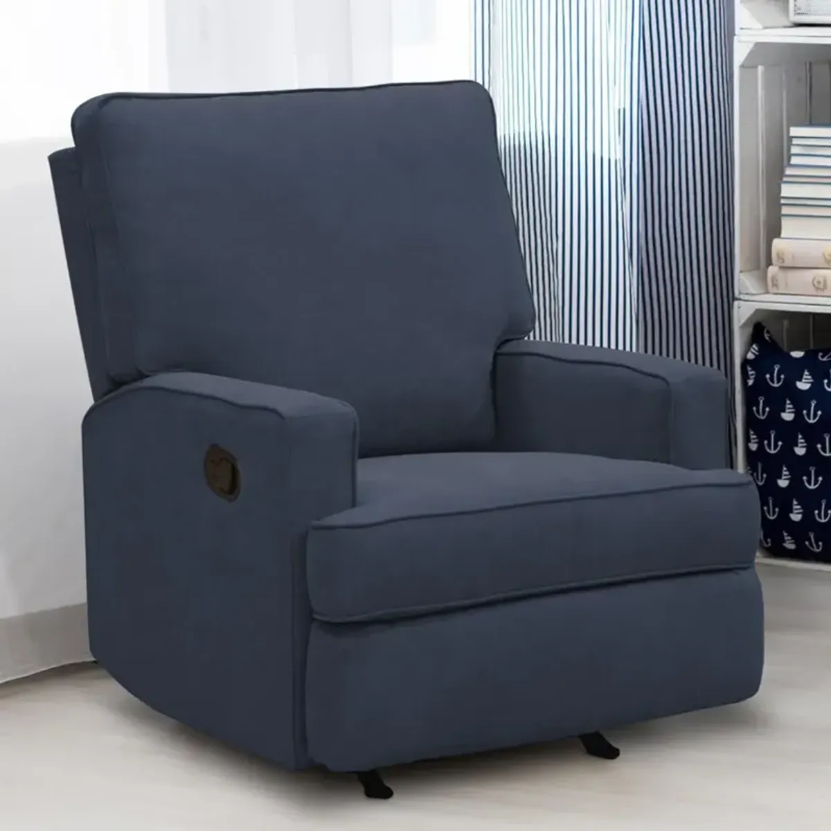 Shella Baby Relax Navy Rocker Recliner Chair