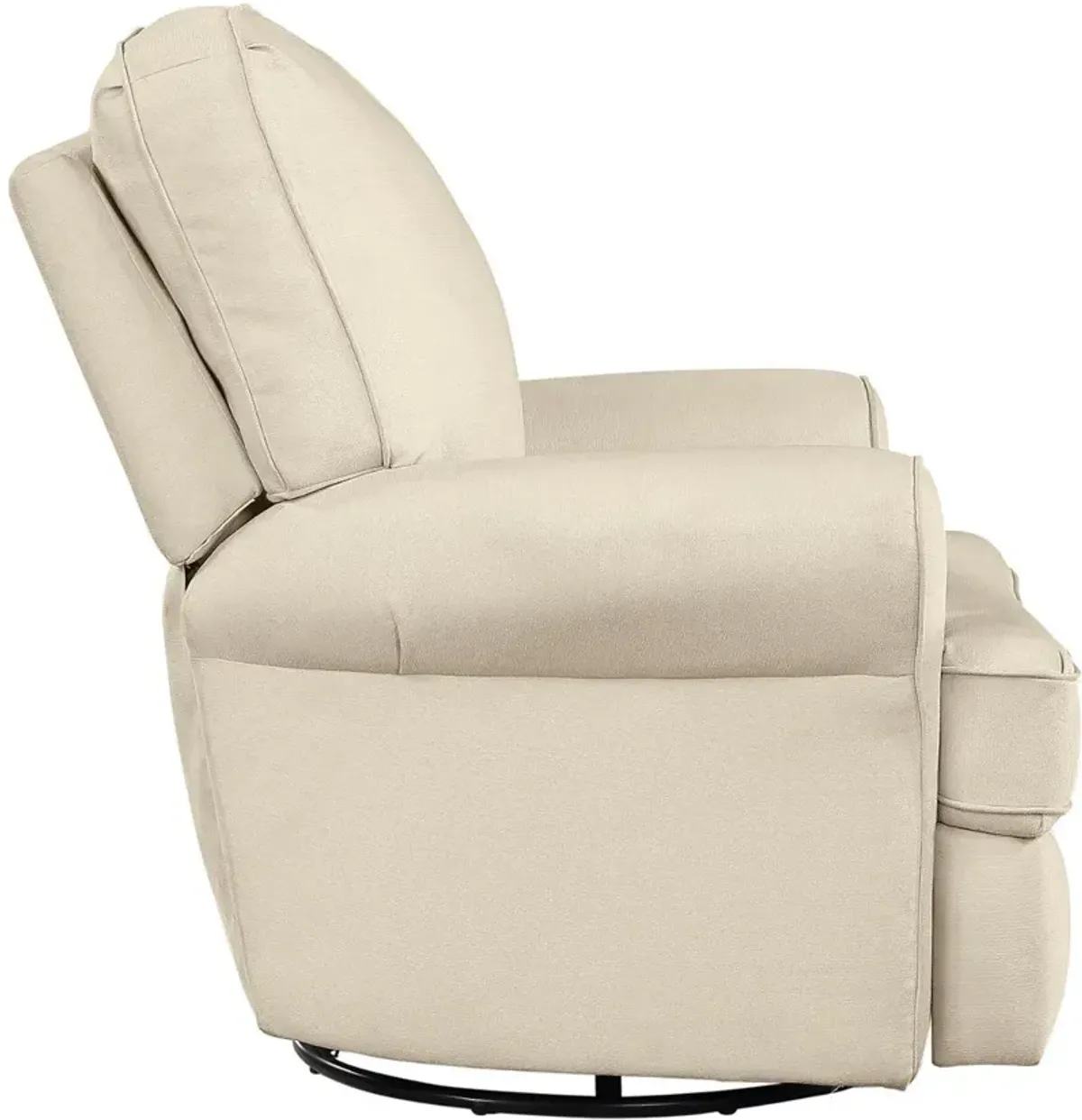 Mabel Baby Relax Beige Swivel Gliding Recliner