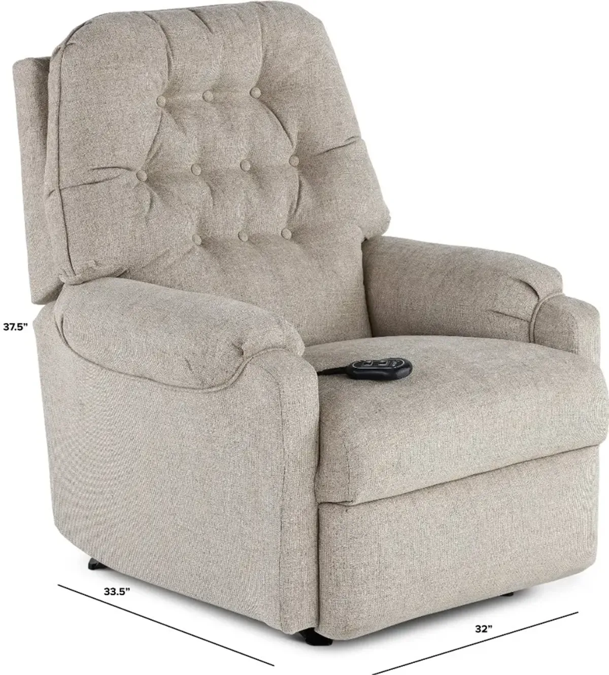 Sondra Praline Beige Power Recliner
